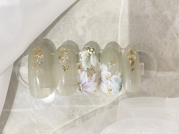 キャトル 表参道(quatre.)の写真/大切な日のネイルもお任せ下さい◎大人女性の魅力を引き出す上品で華やかなデザインご用意しております！