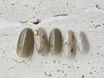 ネイルドッグ(NAIL DOG)/レオパード風ミラー♪