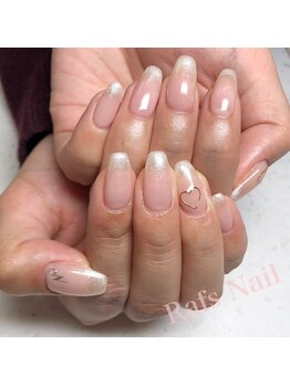 ホワイトパールネイル