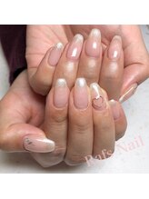 ホワイトパールネイル