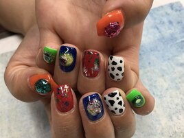 ダルメシアンネイル