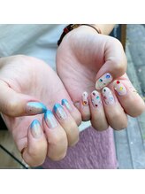 ネイルアルケー(Nail ARCHE)/アシンメトリーネイル
