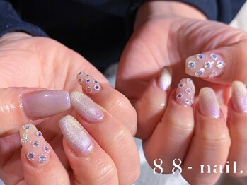 マグネットビジューネイル