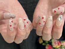 アンジュブラウン(angebrown)/ハートnail【033】