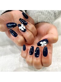 ネイビー×ホワイト by阿部