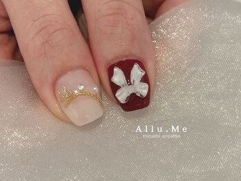 アリューミー 南青山店(Allu.Me)/Christmas nail♪(staff:mai)
