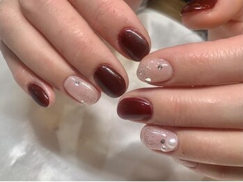 アングゥ ウル(ungu ul)/ボルドー/パール