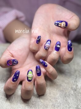 推しカラーネイル