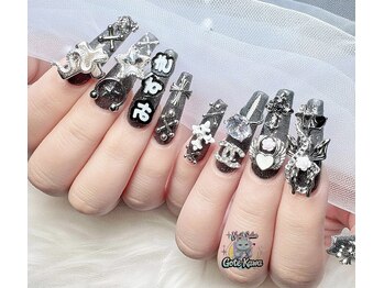 ゴテかわ(GOTE KAWA)/3Dネイルデザイン、つけ放題