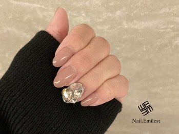 ネイル エミュスト(Nail Emuest)/大人上品ネイル