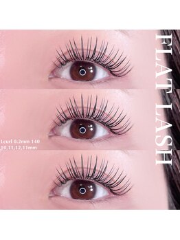 ネイルサロン R/フラットラッシュ★Lカール