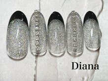 ディアナ ひたちなか高場店(DIANA)/定額ネイル　7700円　A‐099