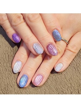 サヴァ アイラッシュアンドネイル(sava)/【レインボーバカラネイル】