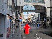 中洲4丁目整体院/川端商店街からの道順1