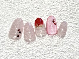 2月キャンペーンネイル