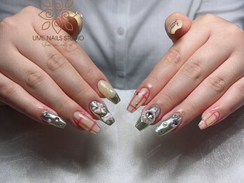 ウメネイルスタジオ(UME NAIL STUDIO)/題長さだしやり放題×つけ放