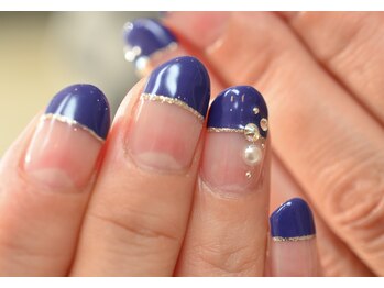 ネイルサロン プルミエール(Premiere)/シンプルストレートフレンチ