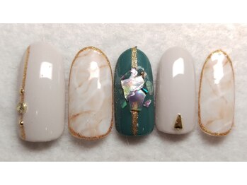 ネイルサロン 爪/秋ネイル