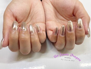 アン ジョーヌドラゴ/【自爪ネイル】ミラーワンカラー