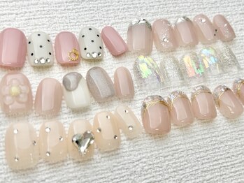 ナイスネイル 銀座ファイブ店(NICE NAIL)の写真/【全メニューオフ込み価格★パラジェル取扱店】スピーディー×お手頃価格♪オフ込60分仕上げで時短[銀座]