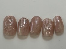 ネイルメゾン 天神店(NAIL MAISON)/ピンクもやシロップラメ¥5000
