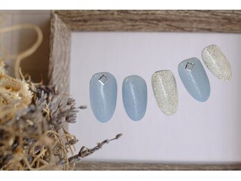 FAST NAIL 荻窪駅前店【パラジェル/ジェルネイル専門/定額/マグネット/フットネイル】/ワンホンネイル 【10417】