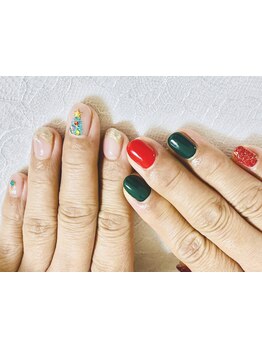 ショートネイルデザインが豊富