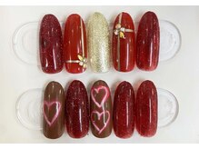 はあとねいる 武蔵境駅南口店/バレンタインネイル01