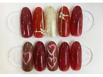 はあとねいる 武蔵境駅南口店/バレンタインネイル01