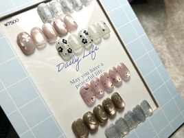 季節限定デザイン　春ネイル