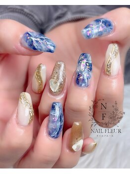 ネイルフルールの写真/《自爪に優しいフィルイン推奨店》毎月変わる限定4種のデザイン¥6200/120種類から選べる定額デザイン¥6500