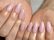 リライトネイル(Relight nail)/ミルキーピンク×ワンカラー