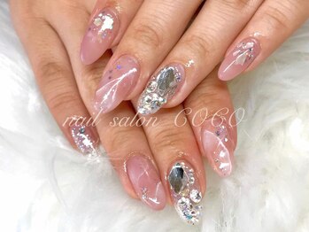 キラキラ　大理石風