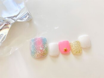 ネイルサロン アミ(Amie)/夏ネイル♪ラグーンネイル