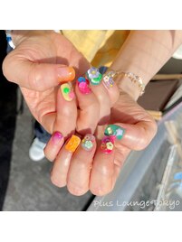 Y2KカラフルPOPパーツネイル★