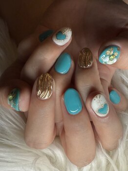 リエクラ(Re eclat)/ワンカラー+アート6本