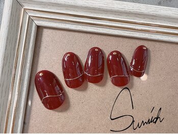 サンリッチ 恵比寿(Sunrich)/爪が薄い方必見/爪育ネイル