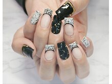 チェリー(Cherry)/ツイードxキルティングネイル