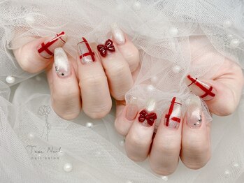 テセネイル(Tese Nail)/プレゼントリボンネイル♪