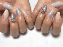 マニネイルケア 仙台店(maninail CARE)/ブルーネイル♪
