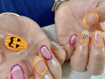 モグネイル(Mogunail)/ハロウィンネイル