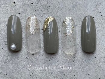 サロンストロベリームーン(Salon Strawberry Moon)/ニュアンスネイル ¥6980