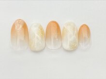 ネイルサロン アビー グランデュオ蒲田店(abbie)/オーロラオレンジ¥10,692