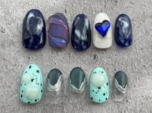 グロウ ネイル(GLOW×NAIL)/アート定額コース　2023年8月