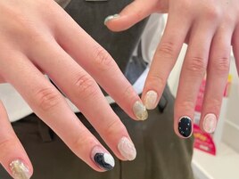 ショートネイル グラデーション