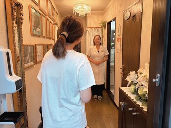 ダンブランシェ/お客様のお出迎え