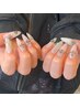 【 hand 】パーツつけ放題・アートやり放題　¥8,500 →
