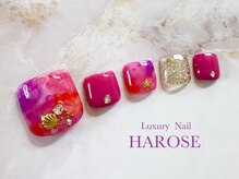 ラグジュアリーネイル ハローズ(HAROSE)/フットジェルアートコース