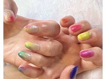 アトリエ コロリアージュ(atelie Coloriage)の雰囲気（デザインフリーオーダー制♪繊細なアート・カラーMIXが得意です）