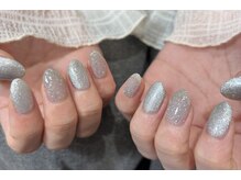ミアネイル 越谷店(mia nail)/ワンカラー×マグネット